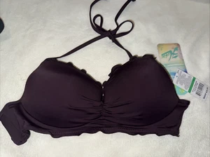 Hobie Womens Underwire Halter Bikini Swimsuit Top Size Large NWT - Picture 1 of 3