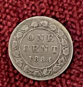 KANADA 1884 GROSSER CENT SEHR SCHÖN Weltmünze - Bild 1 von 10
