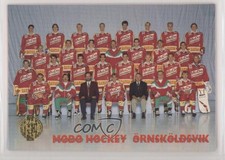 1994-95 Leaf Elit Set Sweden Team Checklist MoDo Hockey Ornskoldsvik #315