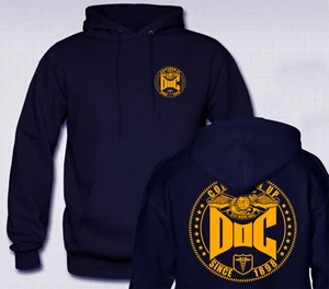 Navy Devil Docs - Fleet Marine Force and Corpsman Unisex Hoodie Sweatshirt - Bild 1 von 7