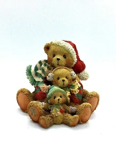 Enesco 1992 Cherished Teddies Theodore Samantha & Tyler Friendship Weather Storm - Picture 1 of 10