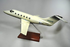 Hawker 400A Jet Model Solid Mahogany Wood Handcrafted Painted Desk Display 1:56