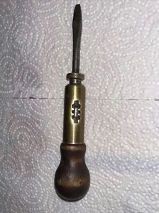 Ratcheting Screwdriver, Antique, North Bros ''YANKEE'' No.15 USA - Picture 1 of 4