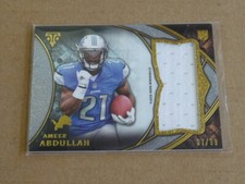 2015 Topps Triple Threads AMEER ABDULLAH ROOKIE JERSEY LIONS /99 E6560
