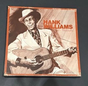 The Hank Williams Treasury 4 Record LP Box Set Vinyl Record Album - Picture 1 of 6