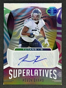 Panini Illusions 2021 Kevin Byard Superlatives automático 71/99 #SU-34 Titans Eagles - Imagen 1 de 2