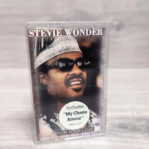 Stevie Wonder For Your Love Cassette Tape Single 1995 Motown Record VG Con - Picture 1 of 6