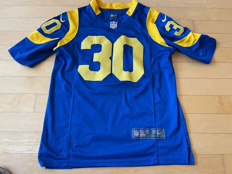 LA Rams Todd Gurley II NFL Nike  Stitched Jersey Size S Cover
