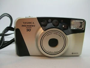 Kyocera Yashica Microtec Zoom 90 Compact 35mm Film Camera 38-90mm Panorama WORKS - Picture 1 of 4