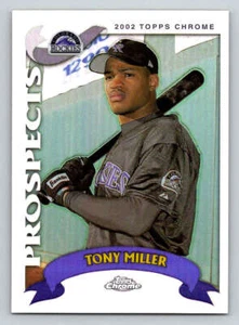 2002 Topps Chrome Traded Refractors #T265 Tony Miller (ref 198884) - Picture 1 of 2