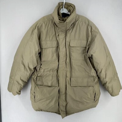 Vintage Penfield Goose Down Puffer Mens 2XL Beige Full Zip Pockets Heavyweight - Image 1 of 4