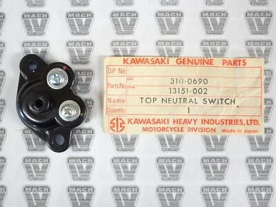 Interruptor superior neutro Kawasaki NOS NUEVO 13151-002 B8 F1 F2 F3 F4 B8S B8T F1TR F21M Foto 1 de 4