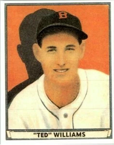 Ted Williams 1941 Jugar Bola #27 Tarjeta Reimpresiones Rojo Sox - Picture 1 of 2