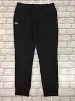 lacoste cuffed fleece track pants