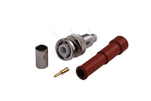 Conector de RF de alta tensión macho BNC MHV 3000V para cable coaxial RG59 LMR240 - Imagen 1 de 3