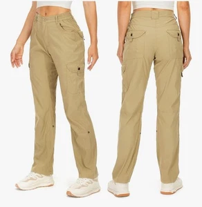 Damen Wander Cargo Hose wandelbar schnelltrocknend wasserdicht 12 Khaki UPF + 50 - Bild 1 von 7