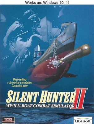 Silent Hunter II PC Game 2001 Ubisoft Windows 10 11 - Image 1 of 2