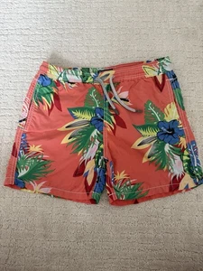 Vilebrequin Boys Swim Trunks Size 10 Tropical Print. Great Condition - Picture 1 of 4