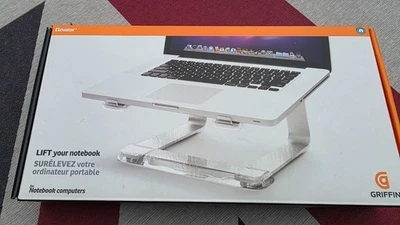 GRIFFIN ELEVATOR DESKTOP COMPUTER MACBOOK LAPTOP STAND COOLING DOCK GC16034 - Image 1 of 4
