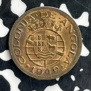 1949 Angola 10 Centavos Lot#C3994 High Grade! Beautiful! - Picture 1 of 2