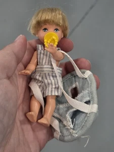Vintage Mattel Barbie Kelly Doll Blonde Tommy Boy Moving Arms, Head, Legs 1994 - Picture 1 of 4