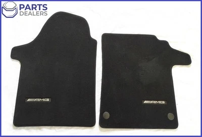 GENUINE MERCEDES VITO V-CLASS 2015-2024 VELOUR FLOOR CARPET MATS SET OF 2 FRONT. - Image 1 of 4