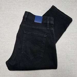 Mugsy Squid Inks Tapered Stretch Black Denim Jeans Men’s Size 35x30 - Picture 1 of 13