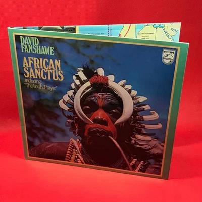 DAVID FANSHAWE African Sanctus 1973 UK vinyl LP + INSERT traditional Kyrie - Bild 1 von 4