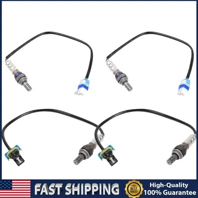 4X O2 Oxygen Sensor For Chevy Silverado 2003-2007 GMC Sierra 2500HD 6.0L Foto 1 de 4