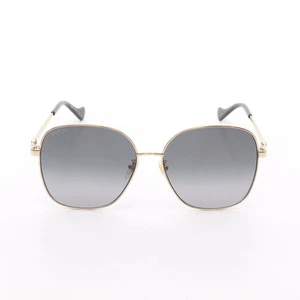 GUCCI Gafas de sol GP / Plástico Damas Negro / Dorado - Imagen 1 de 6