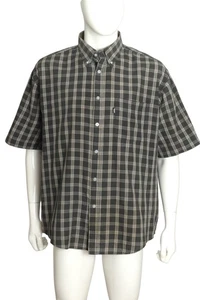 MOSCHINO JEANS- 1980s Plaid Short Sleeve Shirt - Picture 1 of 6