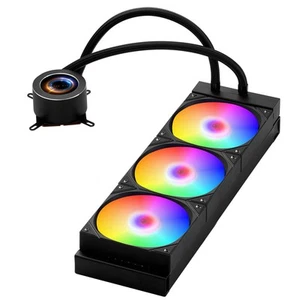 Refroidisseur Eau de Processeur AIO Lumière ARGB 3 Ventilateurs PWN 120 mm - Afbeelding 1 van 12