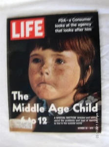 Life Magazine 20. Oktober 1972 FDA, Kind mittleren Alters. Kostenloser Versand - Bild 1 von 1