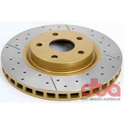 Rotor de disco delantero unidireccional perforado/ranurado Street Cross DBA DBA2028X NUEVO Foto 1 de 3