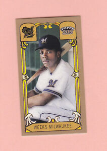 2003 Topps 205 Sovereign Green #187 Rickie Weeks FY! *PWE*