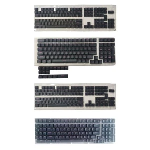 115 EDMs Profile Black Knight PBT Keycap Double Shot Injection Key Cover for - Photo 1/12