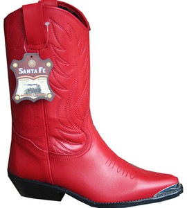 red cowboy boots uk
