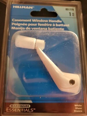 Hillman Casement Window Crank Handle # 851779 White - Image 1 of 3