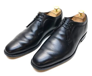 Zapatos de vestir para hombre Allen Edmonds Grantham 8029 cuero negro punta lisa Derby 9D - Imagen 1 de 11