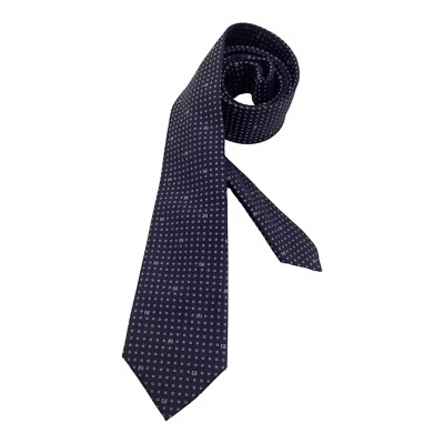 Corbata delgada GIANFRANCO FERRÉ azul geométrica con monograma seda Italia con: 2,8" EX ESTADO Foto 1 de 4