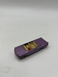 Matchbox Series Lesney No. 39. Pontiac Convertible - Lilac car. Spares or Repair - Picture 1 of 3