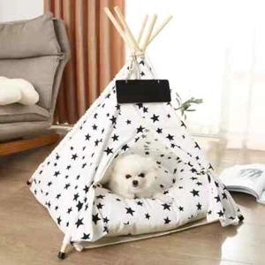 Dog House Cat House Pet Nest Mat Winter Warm Removable Washable - Picture 1 of 8