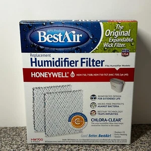 Best Air Humidifier Filter ~Honeywell - HW700-Made in USA! - 2 pack - New in Box - Picture 1 of 5