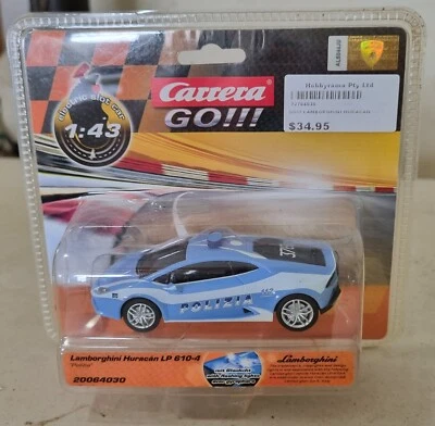 Carrera Go!!! Lamborghini Huracan LP 610-4 Polizia Slot Car - image 1 of 4