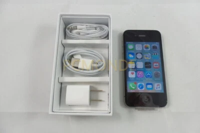 Boxed Apple iPhone 4 A1332 16GB Smartphone - Unlocked - Black (MC318LL/A) - Image 1 of 2