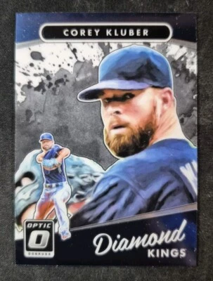 2017 Donruss Optic Corey Kluber Diamond Kings Card Cleveland Indians  - Image 1 of 2