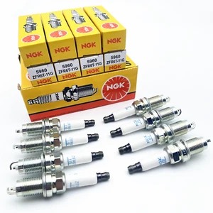 8x NGK Zündkerze ZFR6T-11G 5960 Für Seat Altea Leon Skoda Fabia VW Polo Fox Golf - Picture 1 of 6