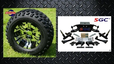 Club Car DS Golf Cart 6" A-Arm Lift Kit + 12" Wheels and 23" Tires (2004.5-up) Foto 1 de 4
