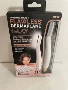 Einwandfreies Dermaplane GLO beleuchtetes Gesichtspeeling & Haarentferner Neu - Bild 1 von 9
