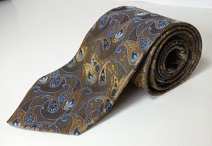 Corbata Alexander Julian Colores SEDA JACQUARD ORO PAISLEY 3,75 x 58 - Imagen 1 de 6